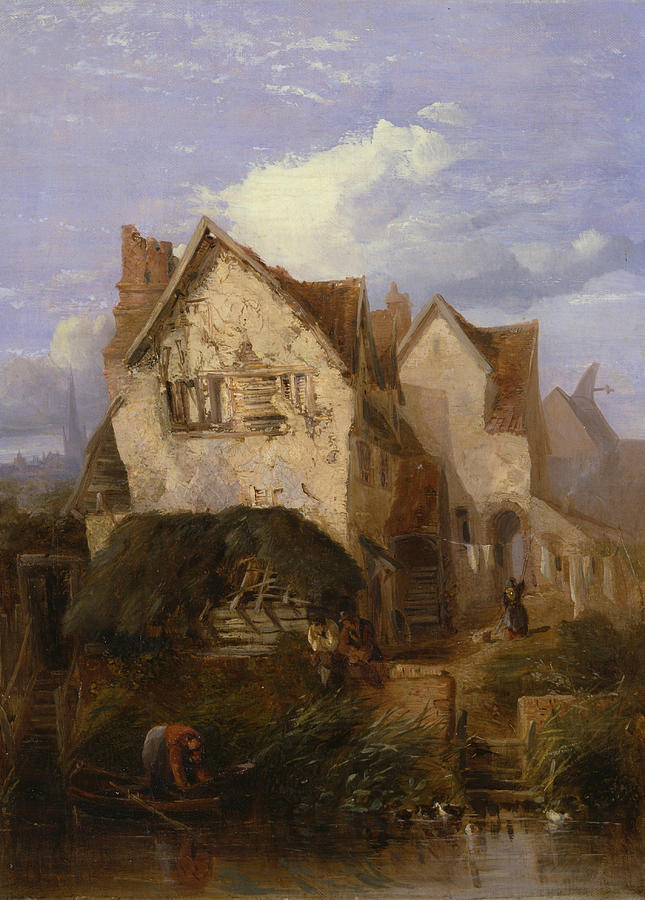 A View near Norwich Painting by Thomas Lound