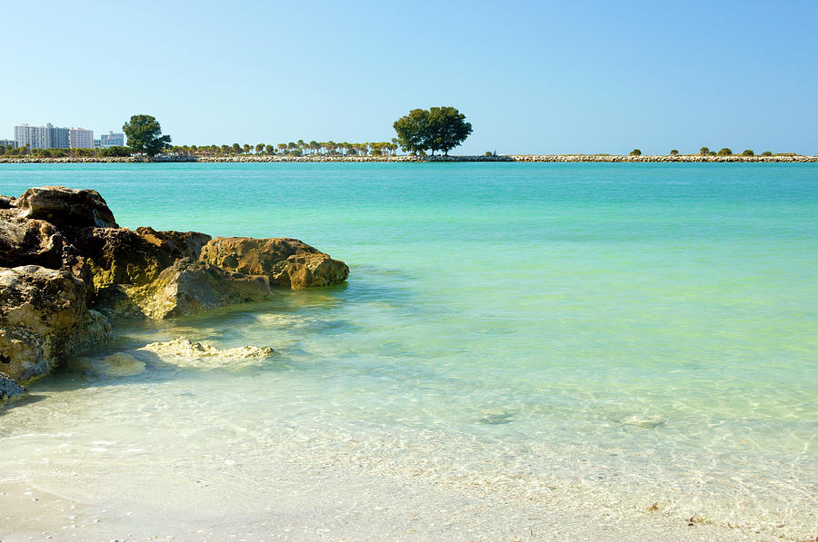 A View Of A Clear Beach During A Summer Photograph by Bluehill75 A View Of A Clear Beach During A Summer Photograph by Bluehill75