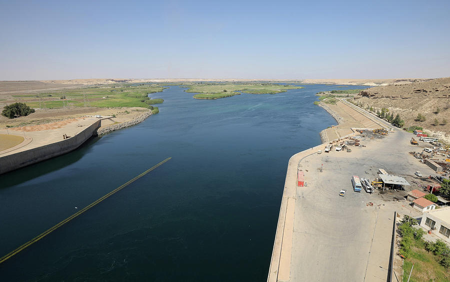 A View of the Euphrates River Near Raqqa Photograph by Rodi Said - Fine ...