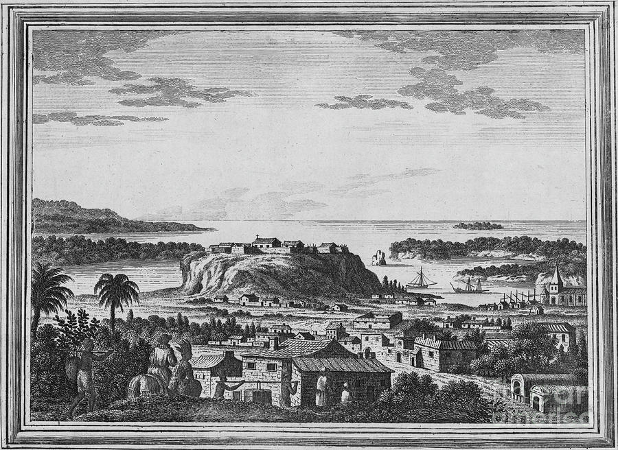 Drake Drawing - A View Of The Haven Of Acapulco by Print Collector