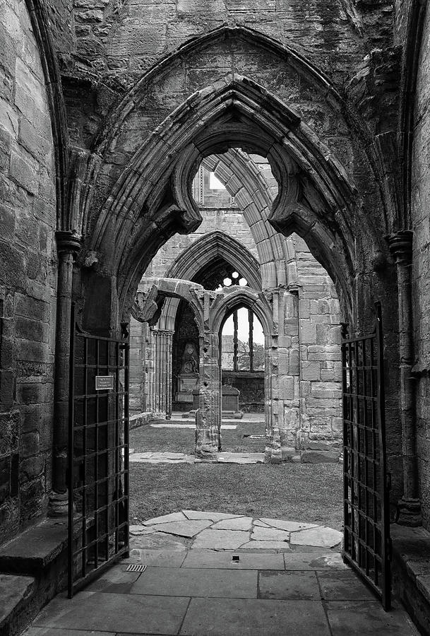 A View Through Elgin Cathedral Photograph by Dave Mills