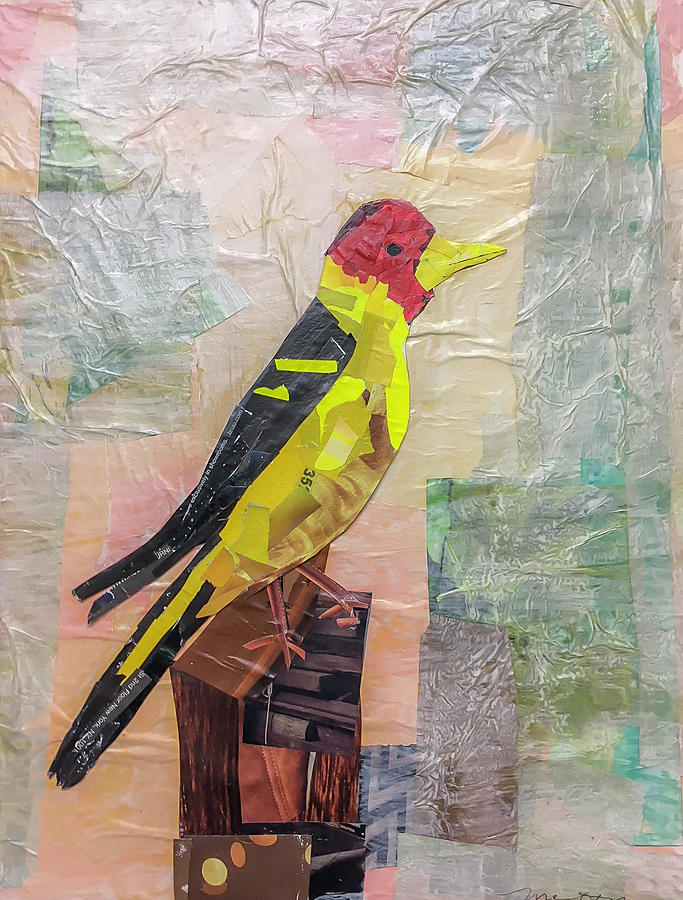 A Visitor Mixed Media by Mary Chris Hines