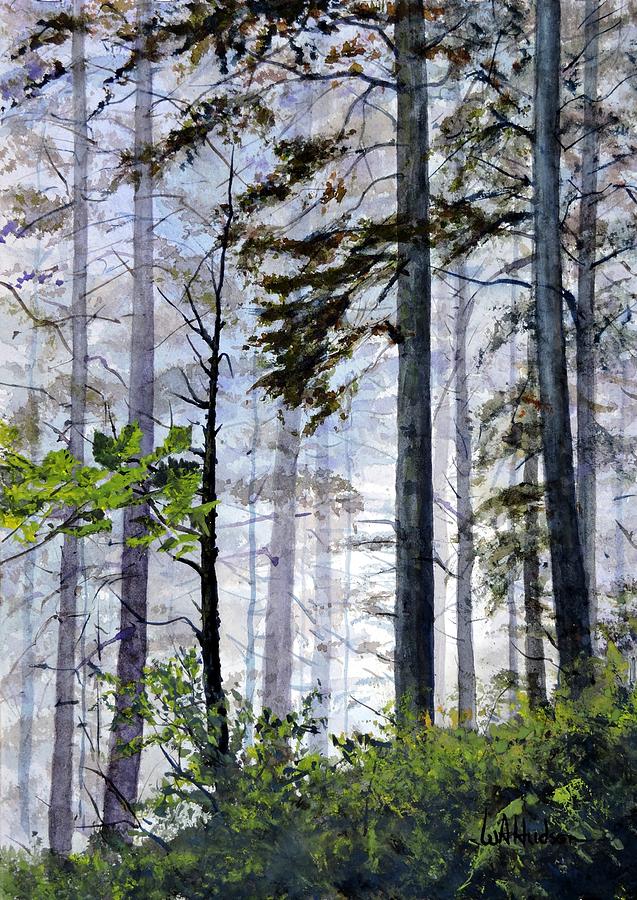 A Walk in the Woods Painting by Bill Hudson