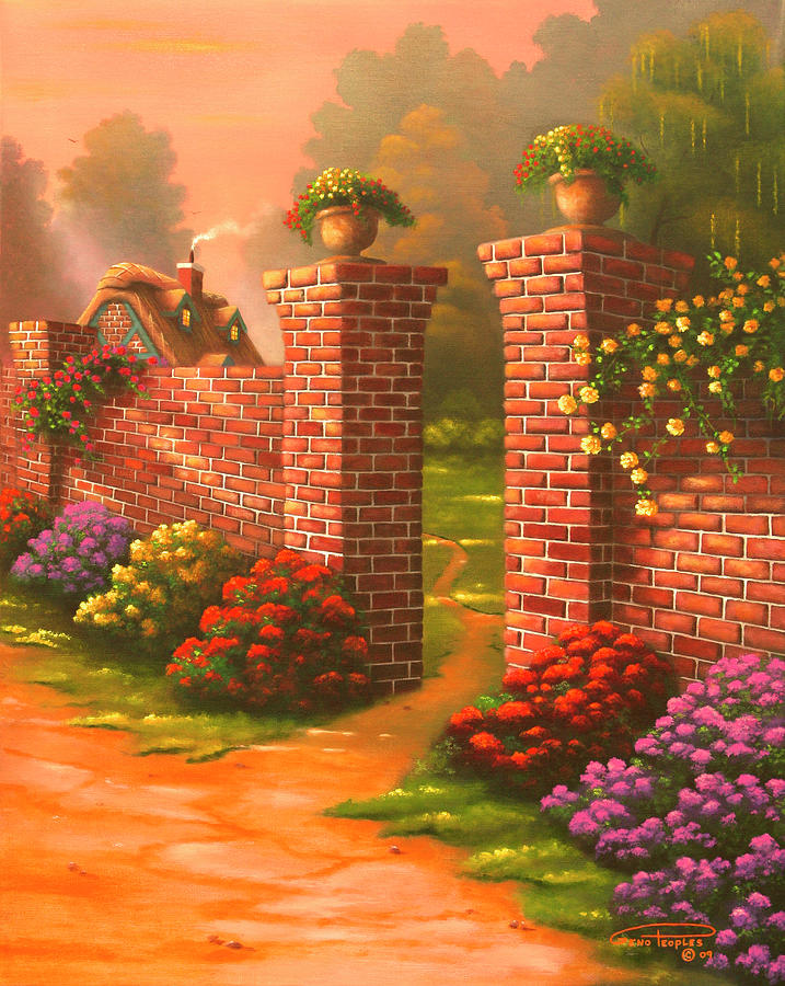 Spring Painting - A Warm Welcome by Geno Peoples
