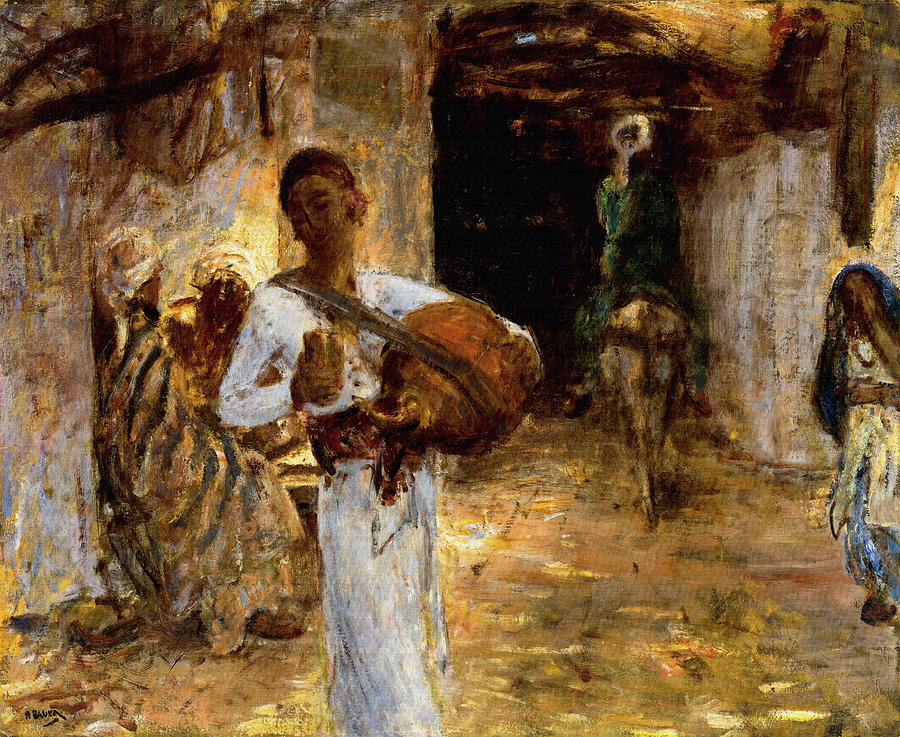 Impressionism Painting - A water-seller in Istanbul by Marius Bauer