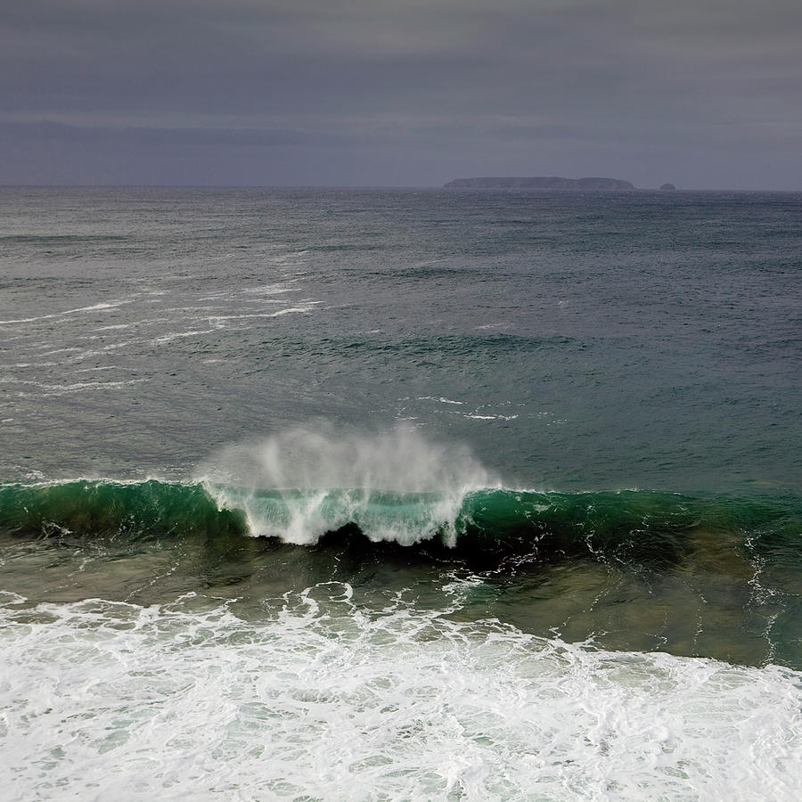 A Wave In The Atlantic Ocean At Photograph by Julio Lopez Saguar