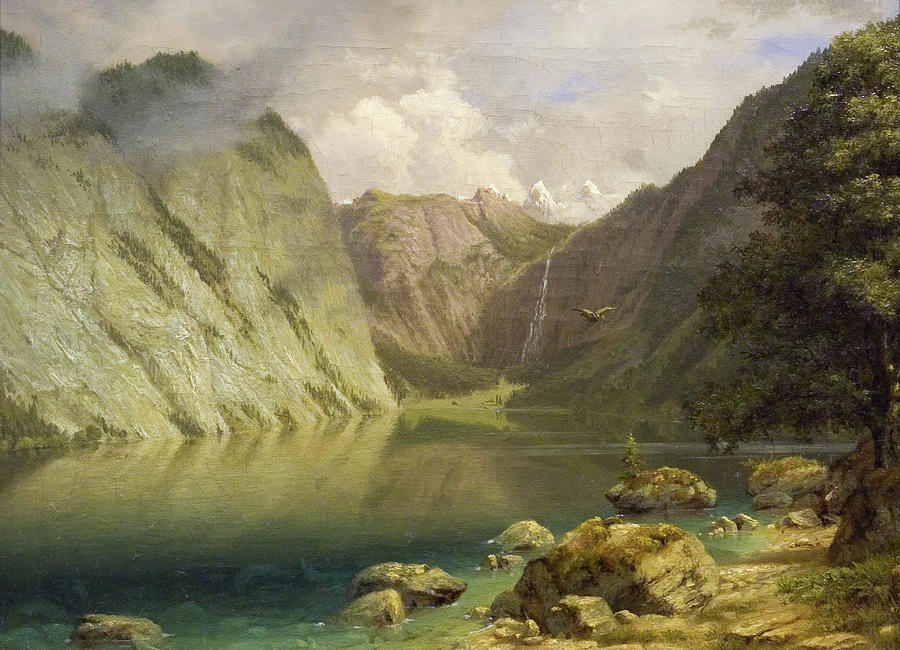 A Western Landscape Painting by Albert Biertadt