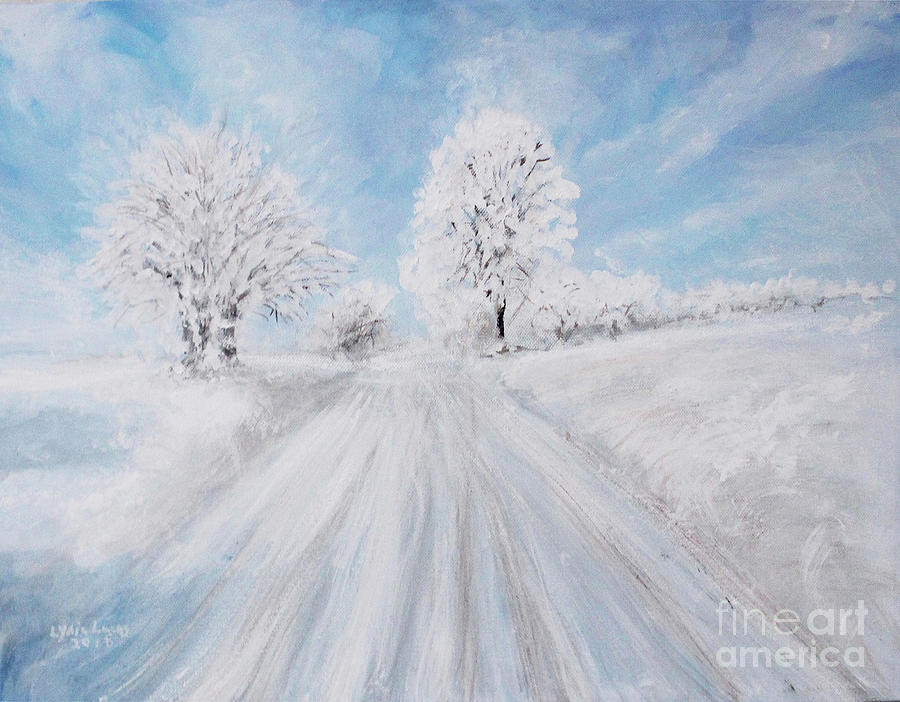 A Winters Day Painting by Lyric Lucas