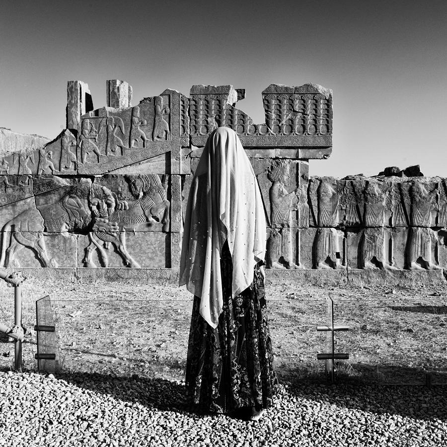 Black And White Photograph - A Woman In History by Farshid