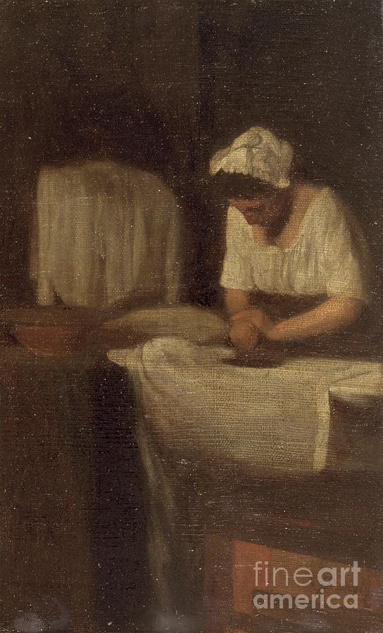 A Woman Ironing, The Laundress, C1850 Drawing by Heritage Images