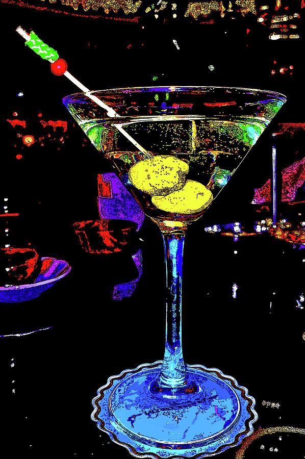 Woman Digital Art - A woman with six martinis can ruin a city. by Andy i Za
