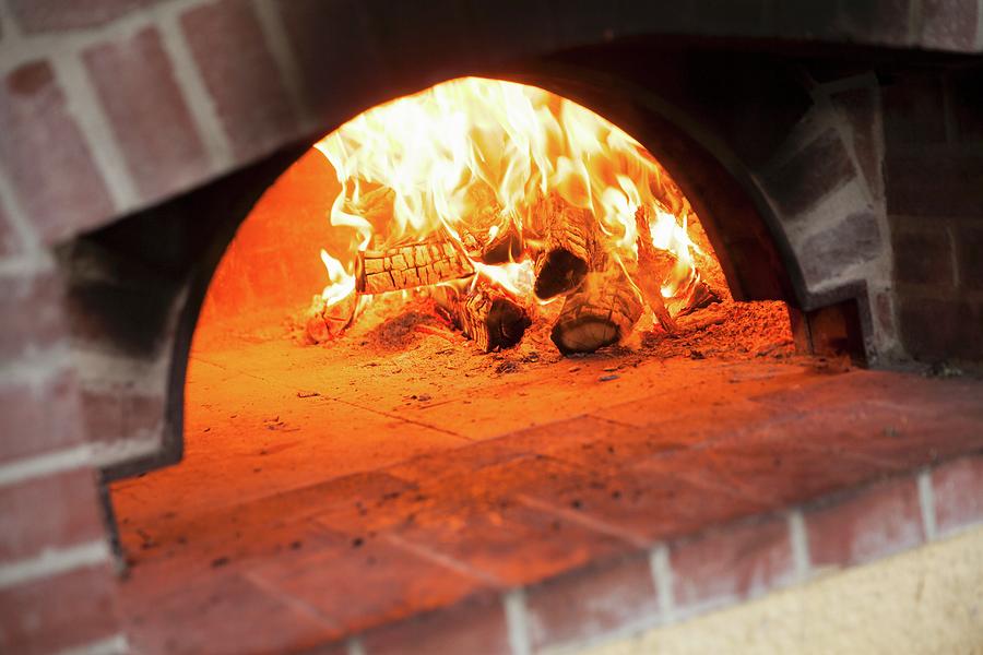 A Wood Fire Oven In A Pizzeria Photograph by Imagerie