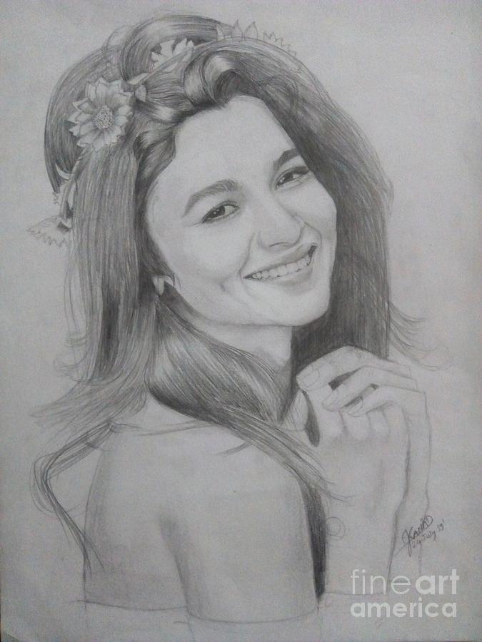 Pencil sketch of Alia bhatt by khatriarts on DeviantArt