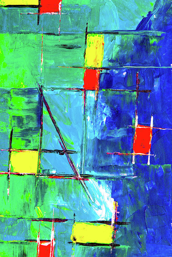 Abstract Painting - Ab19-10 by Arttantra Abstract Painting - Ab19-10 by Arttantra