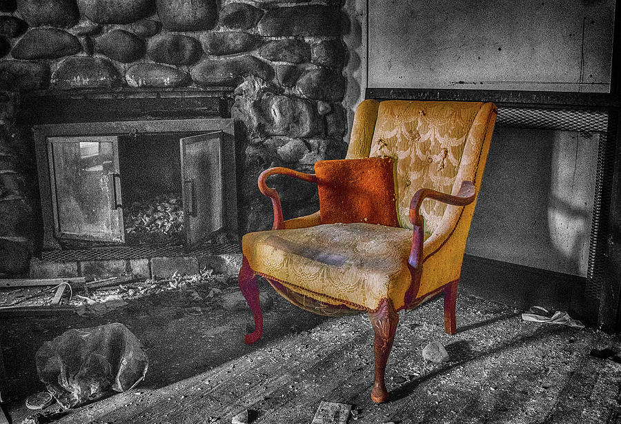 Abandon home art Photograph by Alan Goldberg
