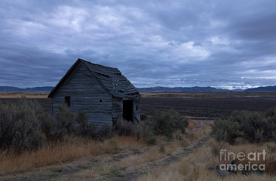 Abandoned and Blue Photograph by Idaho Scenic Images Linda Lantzy