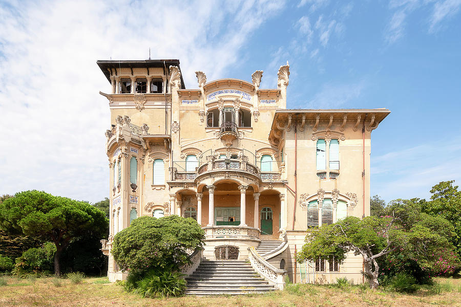 Abandoned Art Nouveau Villa Photograph by Roman Robroek