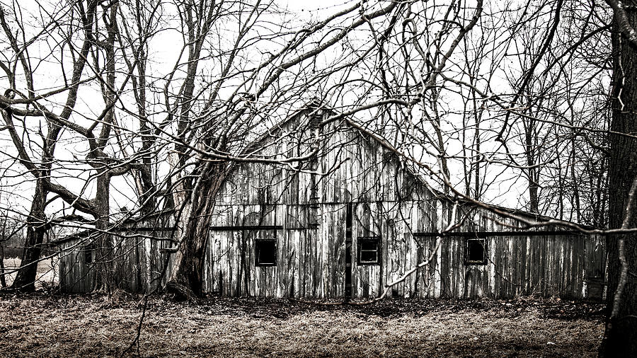 Abandoned Barn Highway 6 V2 Photograph by Michael Arend