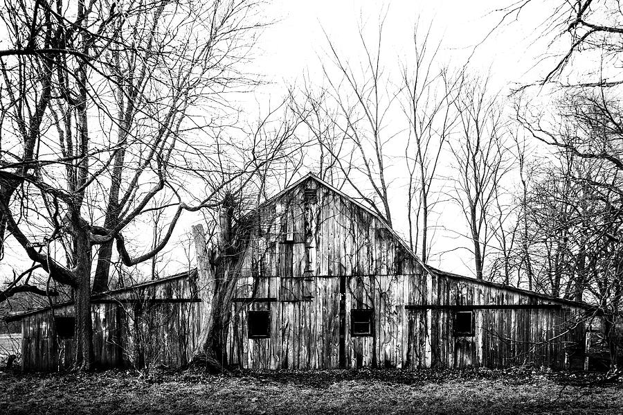 Abandoned Barn Highway 6 V4 Photograph by Michael Arend