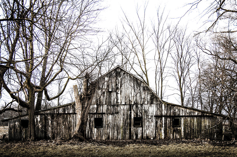 Abandoned Barn Highway 6 V7 Photograph by Michael Arend