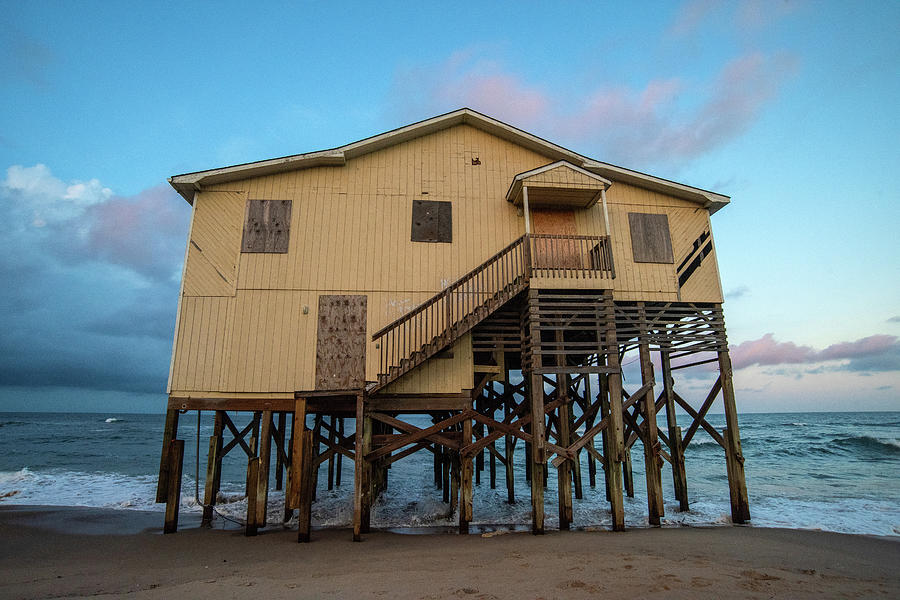 Abandoned Beach House Photograph by Robert Moorhead