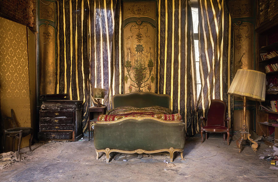 Abandoned Bedroom Photograph by Roman Robroek