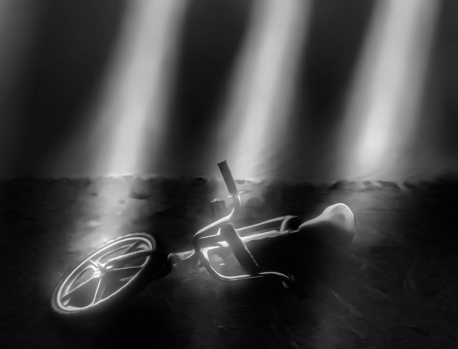 Abandoned Bike Noir Style Photograph by Kellice Swaggerty