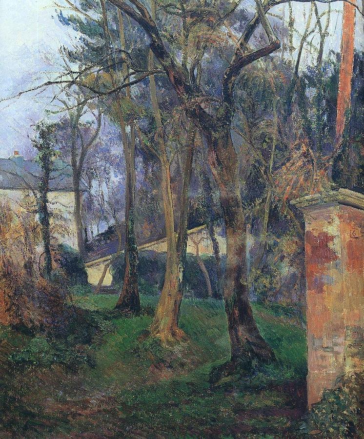 Abandoned Garden In Rouen 1884 Painting