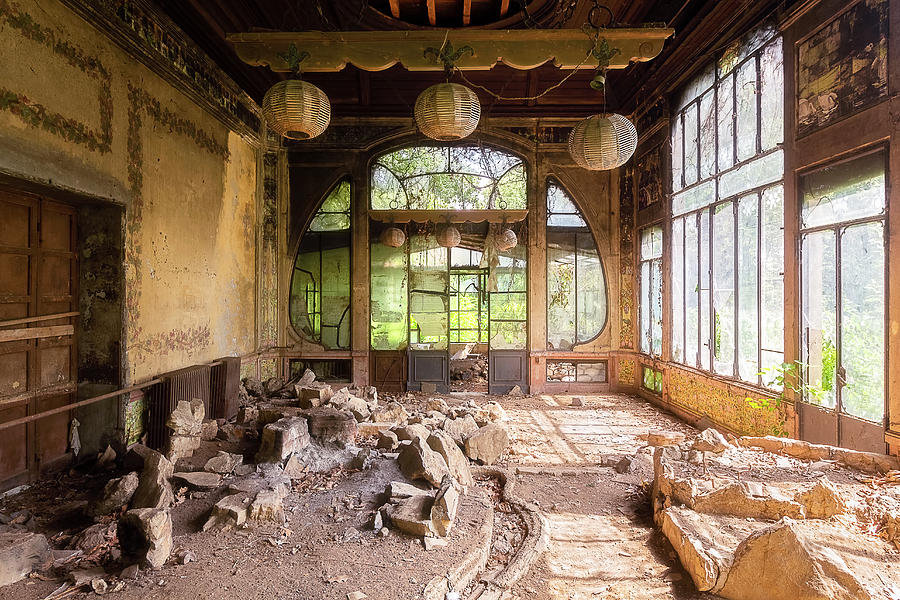 Abandoned Greenhouse Photograph by Roman Robroek