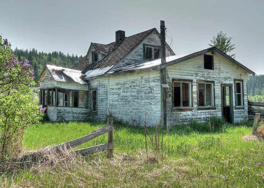 Abandoned House Near Wells Gray Park Photograph