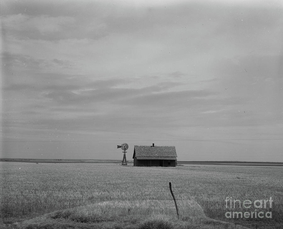 Dorothea Lange Photograph - Abandoned House Of Small Farmer Southwest Oklahoma, 1937 by Dorothea Lange
