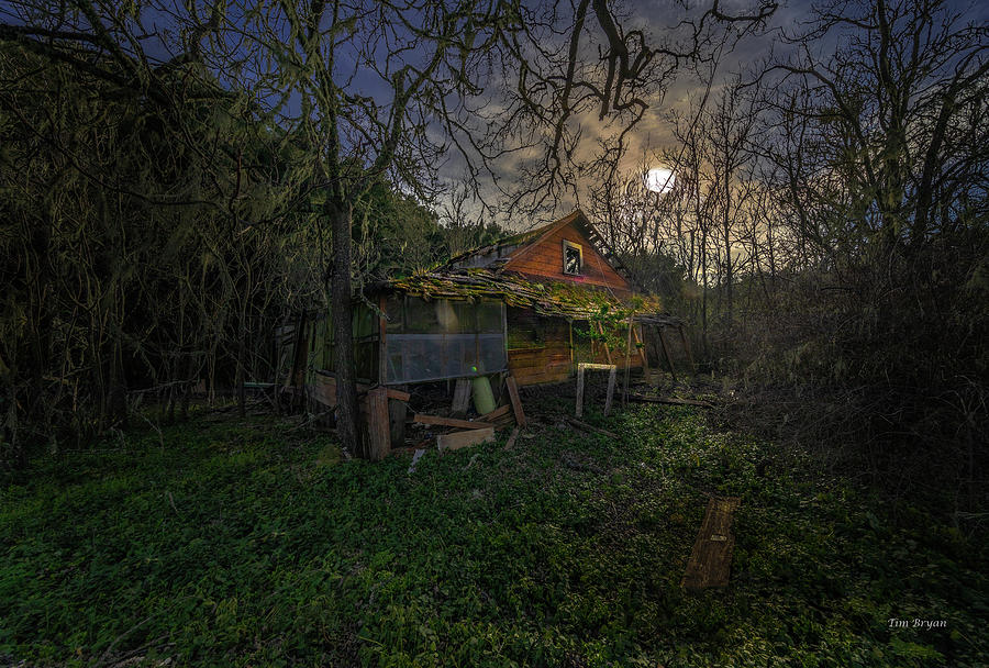 Landscape Photograph - Abandoned in the Shadows by Tim Bryan