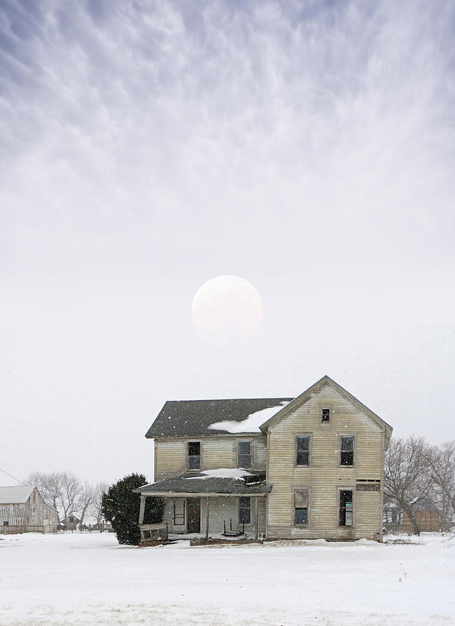 Abandoned in the Snow Photograph by Christopher McKenzie