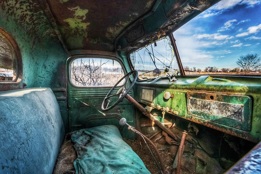 Abandoned International Farm Truck Cab Photograph by Christopher Thomas