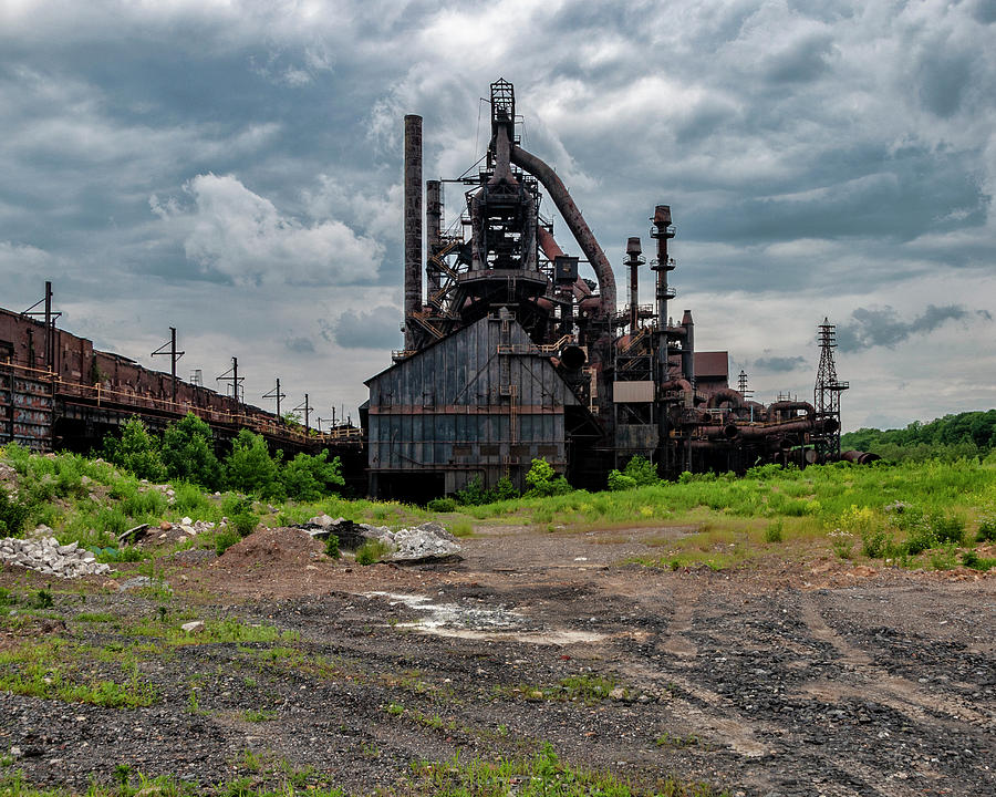 Abandoned Steel Mill Photograph by Cathy Kovarik