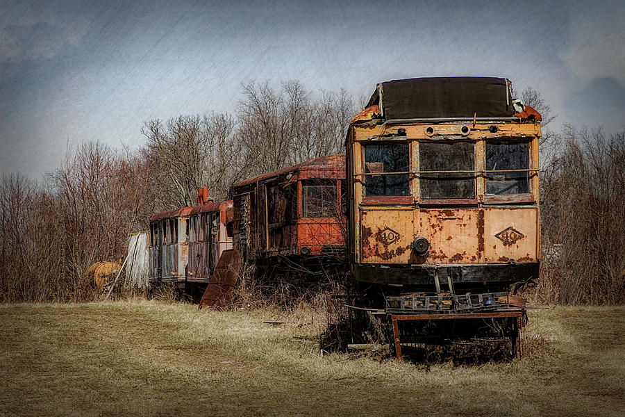 Transportation Photograph - Abandoned Train by Tom Mc Nemar