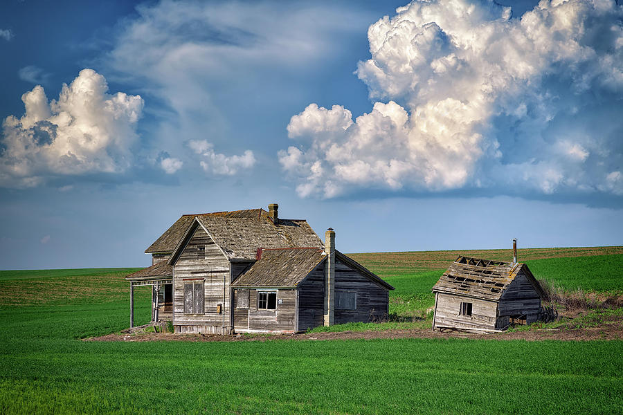 Barn Photograph - Abandoned Under Sunny Skies by Rick Berk