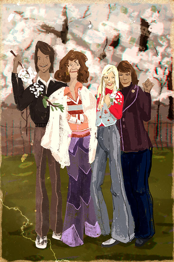 Abba Dancing Queen Illustrator Digital Art by Angel Ambar