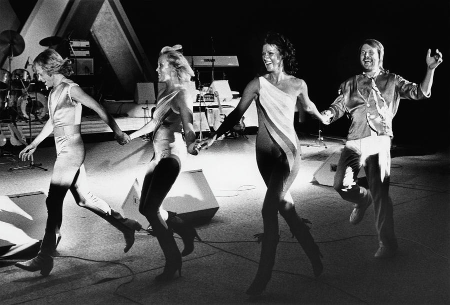 Abba In Concert Photograph by George Rose