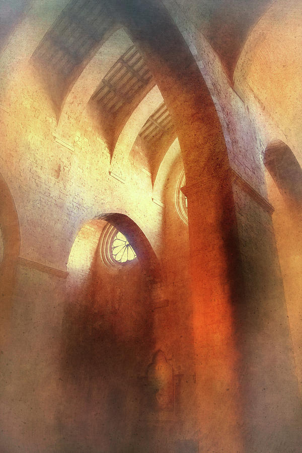 Abbey of Saint Peter Digital Art by Terry Davis