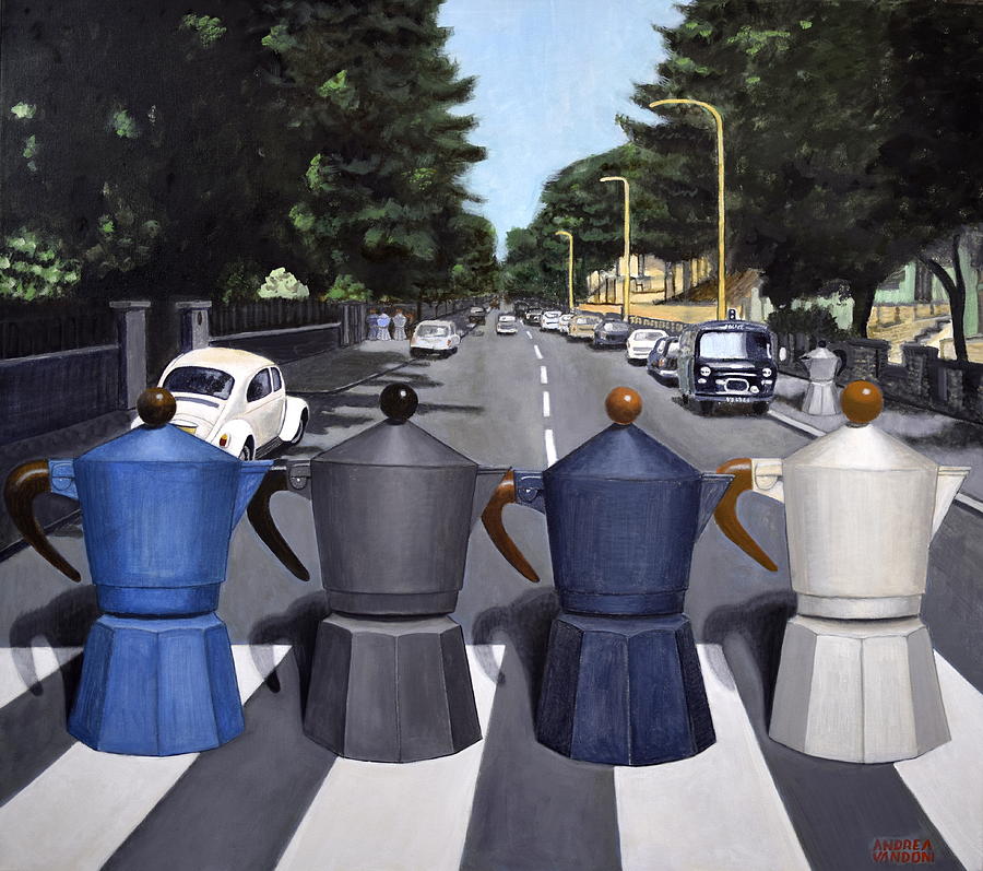 Abbey Road Painting by Andrea Vandoni