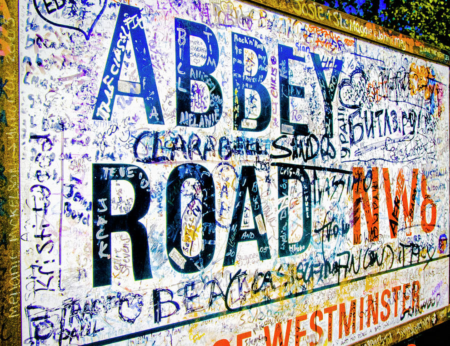 Abbey Road Road Sign, London Photograph by Doug Armand