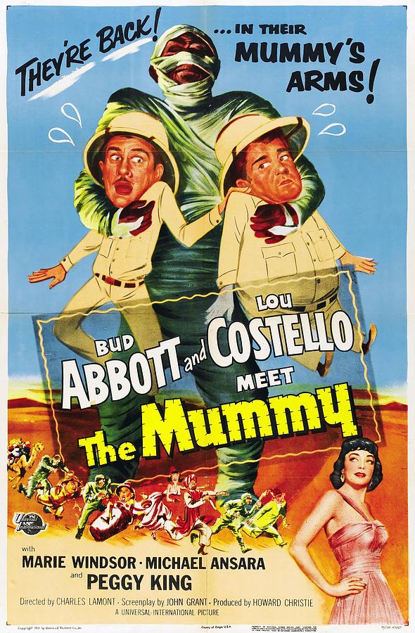 Abbott And Costello Meet The Mummy -1955-. Photograph by Album