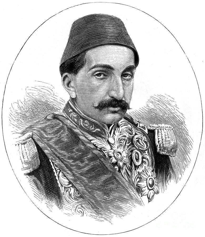Abdul Hamid II, Sultan Of Turkey, 19th Drawing by Print Collector