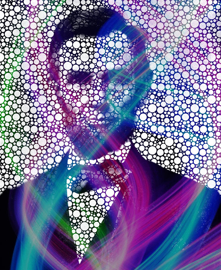 Abe Lincoln Bubble Modern ART Painting by Robert R Splashy Art Abstract Paintings