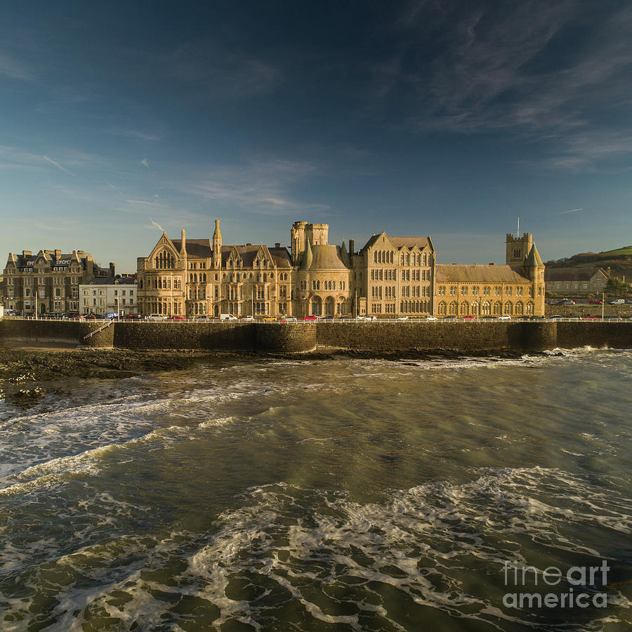 Aberystwyth Photograph - Aberystwyth University Old College Building by Keith Morris Aberystwyth Photograph - Aberystwyth University Old College Building by Keith Morris