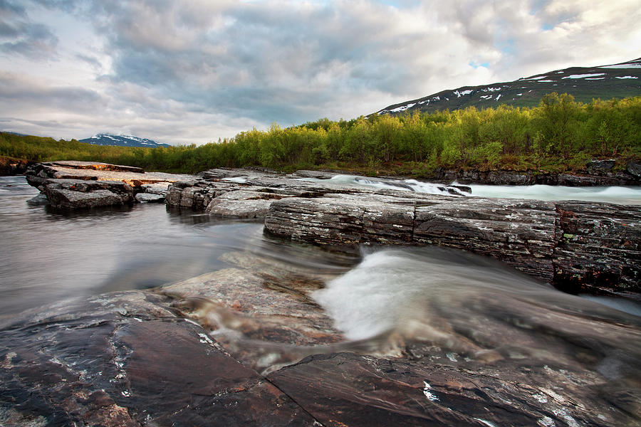 Abisko River Canyon, Abisko National Park, Lapland, Northern Sweden ...