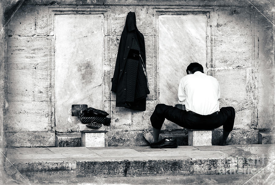 Ablution in Istanbul Photograph by John Rizzuto