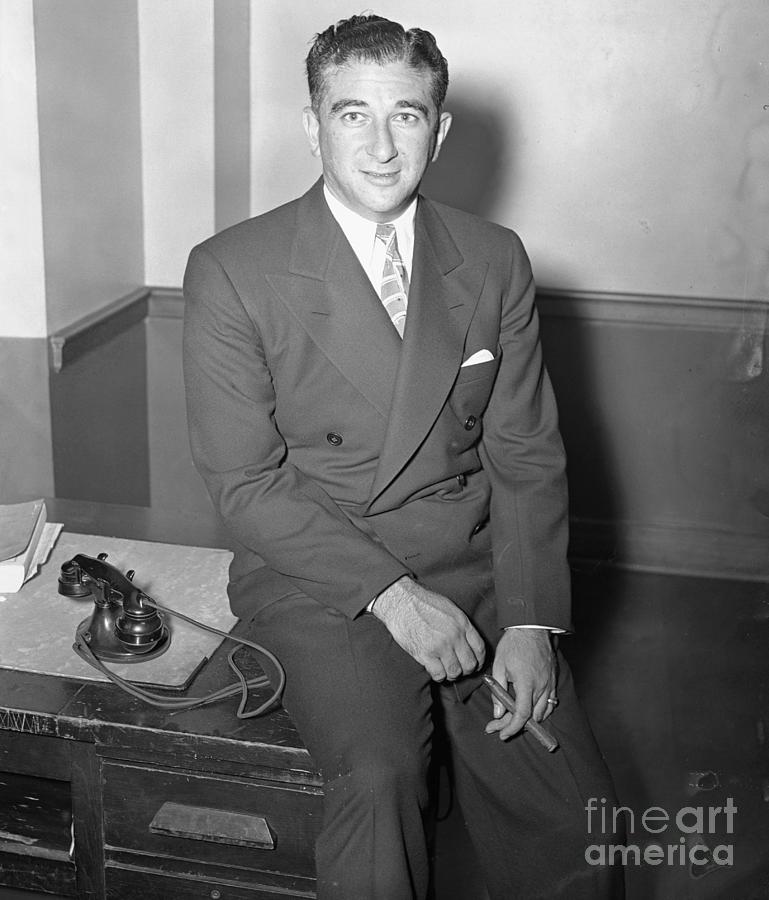 Abner Zwillman Sitting On Edge Of Desk Photograph by Bettmann Abner Zwillman Sitting On Edge Of Desk Photograph by Bettmann