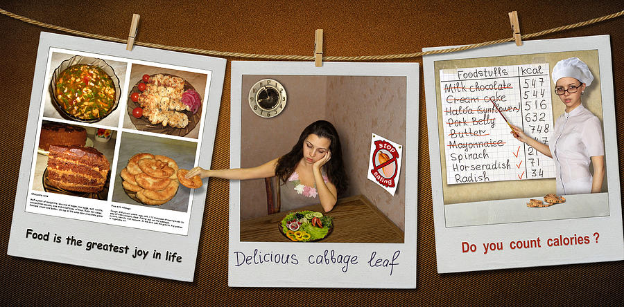 Cake Photograph - About How Difficult Dieting... :)) by Irina Kuznetsova (iridi)